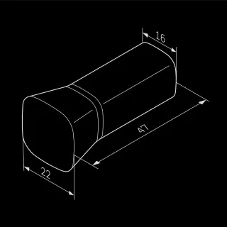 Крючок для полотенец AM.PM Func A8F36122 черный